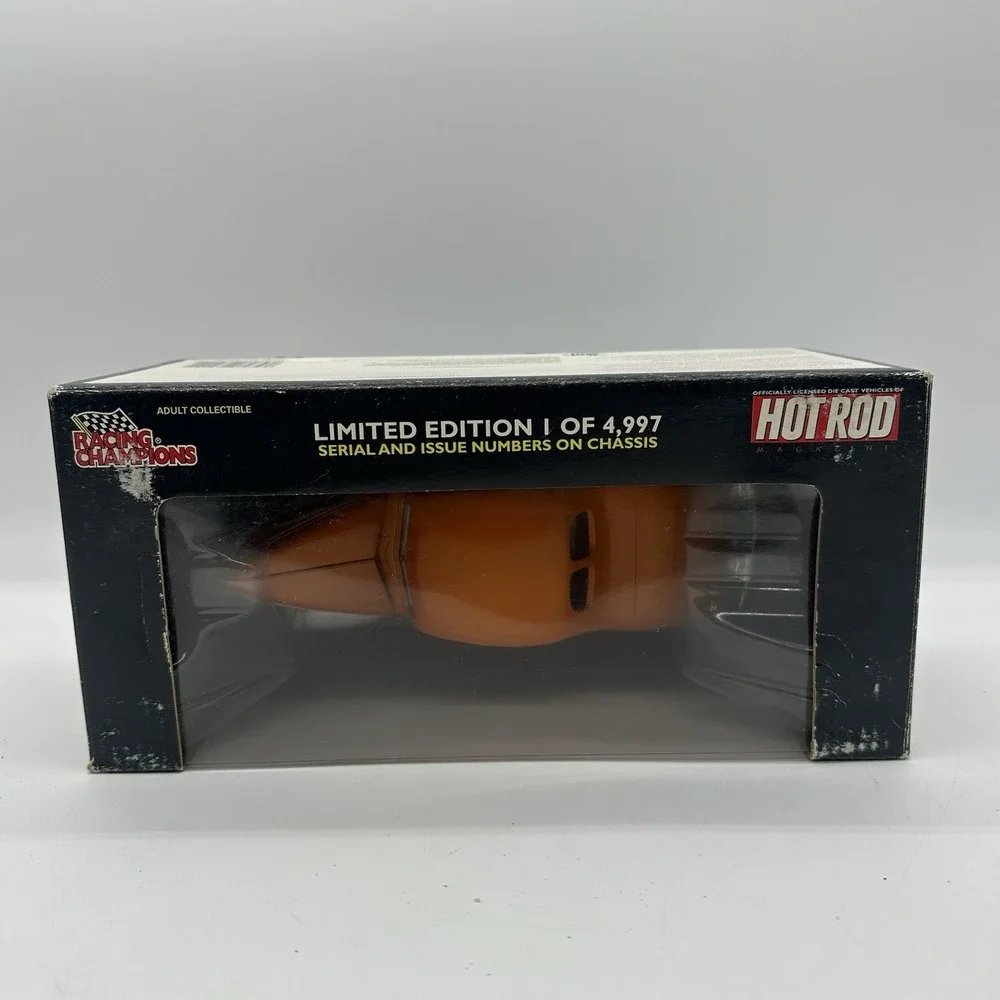 Racing Champions 1:24 Scale Hot Rod '40 Ford Coupe   Issue #23 Orange/Silver Car